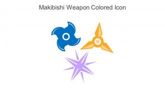 Makibishi Weapon Colored Icon In Powerpoint Pptx Png And Editable Eps Format