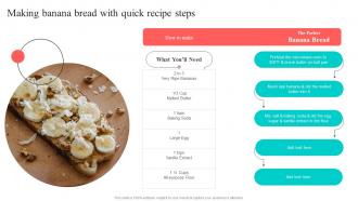 Making Banana Bread With Quick Recipe Steps New And Effective Guidelines For Cake Shop MKT SS V