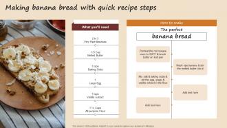 Making Banana Bread With Quick Recipe Steps Streamlined Advertising Plan
