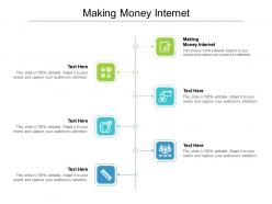 Making money internet ppt powerpoint presentation styles outline cpb