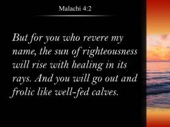 Malachi 4 2 the sun of righteousness will rise powerpoint church sermon