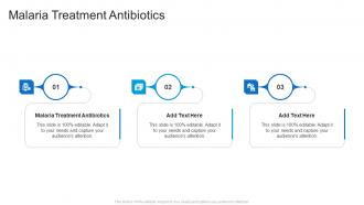 Malaria Treatment Antibiotics In Powerpoint And Google Slides Cpb