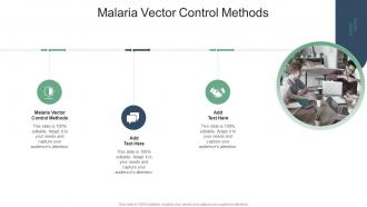 Malaria Vector Control Methods In Powerpoint And Google Slides Cpb
