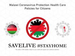 Malawi coronavirus protection health care policies for citizens