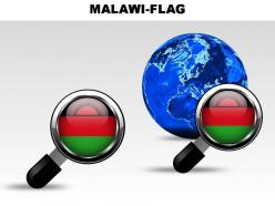 Malawi country powerpoint flags