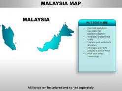 Malaysia country powerpoint maps
