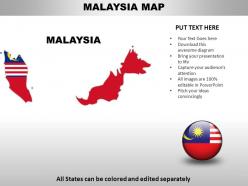Malaysia country powerpoint maps