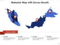 Malaysia Map With Survey Results