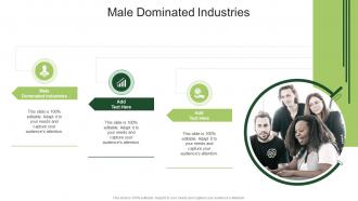 Male Dominated Industries In Powerpoint And Google Slides Cpb