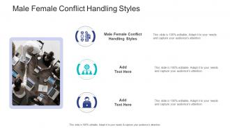 Male Female Conflict Handling Styles In Powerpoint And Google Slides Cpb