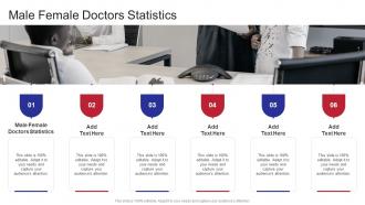 Male Female Doctors Statistics In Powerpoint And Google Slides Cpb