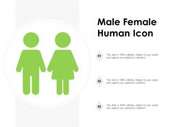 Male female human icon