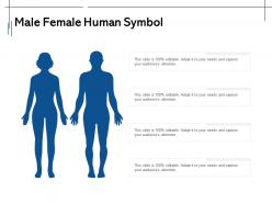 Male female human symbol