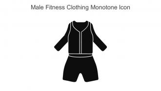 Male Fitness Clothing Monotone Icon In Powerpoint Pptx Png And Editable Eps Format