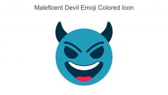 Maleficent Devil Emoji Colored Icon In Powerpoint Pptx Png And Editable Eps Format