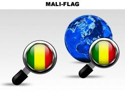 Mali country powerpoint flags