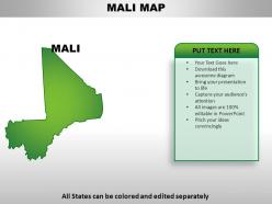 Mali country powerpoint maps