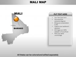 Mali country powerpoint maps