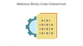Malicious Binary Code Colored Icon In Powerpoint Pptx Png And Editable Eps Format