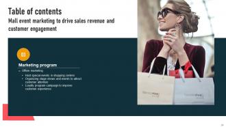 Mall Event Marketing To Drive Sales Revenue And Customer Engagement Powerpoint Presentation Slides MKT CD V Engaging Image
