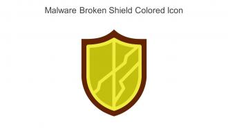 Malware Broken Shield Colored Icon In Powerpoint Pptx Png And Editable Eps Format