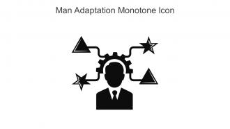 Man Adaptation Monotone Icon In Powerpoint Pptx Png And Editable Eps Format