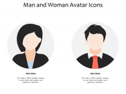 Man And Woman Avatar Icons