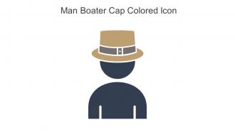 Man Boater Cap Colored Icon In Powerpoint Pptx Png And Editable Eps Format