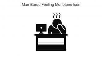 Man Bored Feeling Monotone Icon In Powerpoint Pptx Png And Editable Eps Format