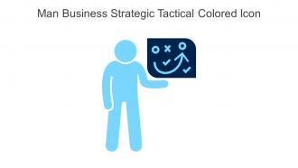 Man Business Strategic Tactical Colored Icon In Powerpoint Pptx Png And Editable Eps Format