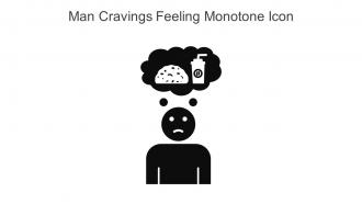 Man Cravings Feeling Monotone Icon In Powerpoint Pptx Png And Editable Eps Format