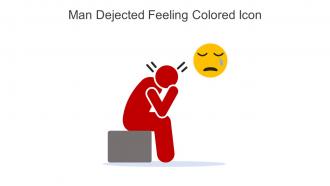 Man Dejected Feeling Colored Icon In Powerpoint Pptx Png And Editable Eps Format