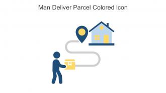 Man Deliver Parcel Colored Icon In Powerpoint Pptx Png And Editable Eps Format