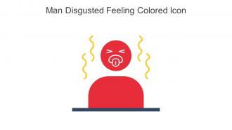 Man Disgusted Feeling Colored Icon In Powerpoint Pptx Png And Editable Eps Format