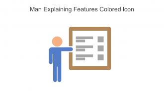 Man Explaining Features Colored Icon In Powerpoint Pptx Png And Editable Eps Format