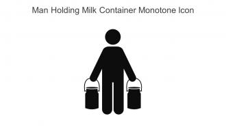 Man Holding Milk Container Monotone Icon In Powerpoint Pptx Png And Editable Eps Format