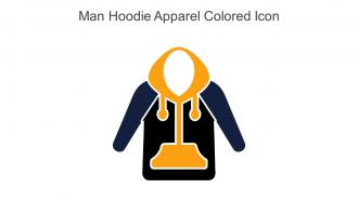 Man Hoodie Apparel Colored Icon In Powerpoint Pptx Png And Editable Eps Format