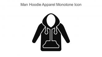 Man Hoodie Apparel Monotone Icon In Powerpoint Pptx Png And Editable Eps Format