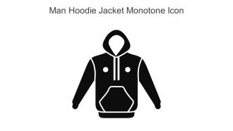 Man Hoodie Jacket Monotone Icon In Powerpoint Pptx Png And Editable Eps Format