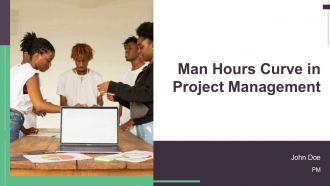 Man Hours Curve In Project Management PPT Graphics AT