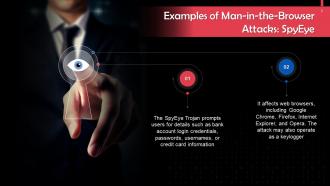 Man In The Browser Attack In Cyber Security Training Ppt Good Content Ready