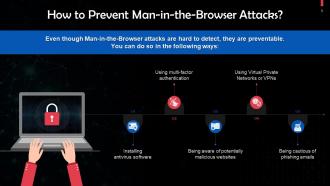 Man In The Browser Attack In Cyber Security Training Ppt Impactful Content Ready