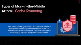 Man In The Middle Attack In Cyber Security Training Ppt Designed Content Ready