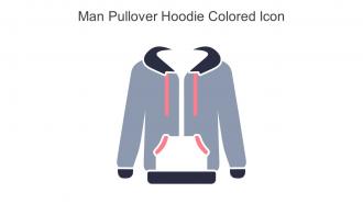Man Pullover Hoodie Colored Icon In Powerpoint Pptx Png And Editable Eps Format