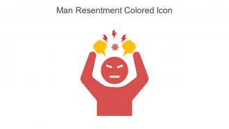 Man Resentment Colored Icon In Powerpoint Pptx Png And Editable Eps Format