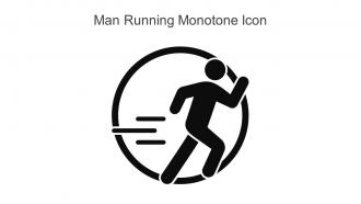 Man Running Monotone Icon In Powerpoint Pptx Png And Editable Eps Format