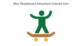 Man Skateboard Adventure Colored Icon In Powerpoint Pptx Png And Editable Eps Format