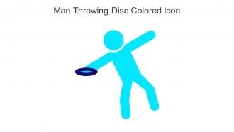 Man Throwing Disc Colored Icon In Powerpoint Pptx Png And Editable Eps Format