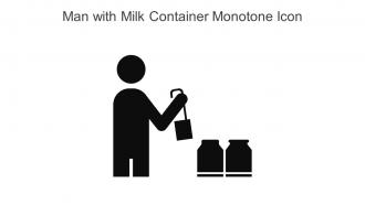 Man With Milk Container Monotone Icon In Powerpoint Pptx Png And Editable Eps Format