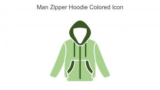 Man Zipper Hoodie Colored Icon In Powerpoint Pptx Png And Editable Eps Format